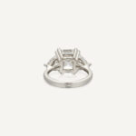 5.06 Carat Assher Cut Statement | Brilliant White / D color | FL/IF | 14K White Gold - Image 5