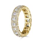 Round Brilliant Band | Brilliant White / D color | 18K Yellow Gold | Graceful Brilliance - Image 2