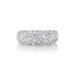 Round Brilliant Statement | Brilliant White | 14K White Gold | Elegant Sparkle | Signature - Image 5
