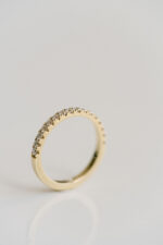 Round Brilliant Band | Brilliant White | 14K White Gold | Classic Charm | High Jewellery - Image 2