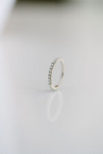 Round Brilliant Band | Brilliant White | 14K White Gold | Classic Charm | High Jewellery - Image 5