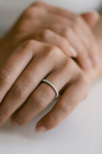 Round Brilliant Band | Brilliant White | 14K White Gold | Classic Charm | High Jewellery - Image 6