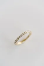 Round Brilliant Band | Brilliant White | 14K White Gold | Classic Charm | High Jewellery