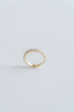 Round Brilliant Band | Brilliant White | 14K White Gold | Classic Charm | Collector-Grade - Image 3