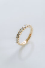 Round Brilliant Band | Brilliant White | 14K White Gold | Classic Charm | Collector-Grade - Image 4