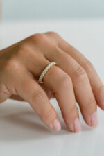 Round Brilliant Band | Brilliant White | 14K White Gold | Classic Charm | Collector-Grade - Image 5