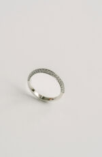 Round Brilliant Band | Brilliant White | 14K White Gold | Pure Sophistication