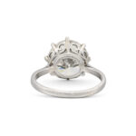 5.58 Carat Round Brilliant Statement | Brilliant White | VVS | 14K White Gold - Image 3