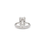5.01 Carat Emerald-cut Statement | 18K White Gold | Timeless Brilliance - Image 3