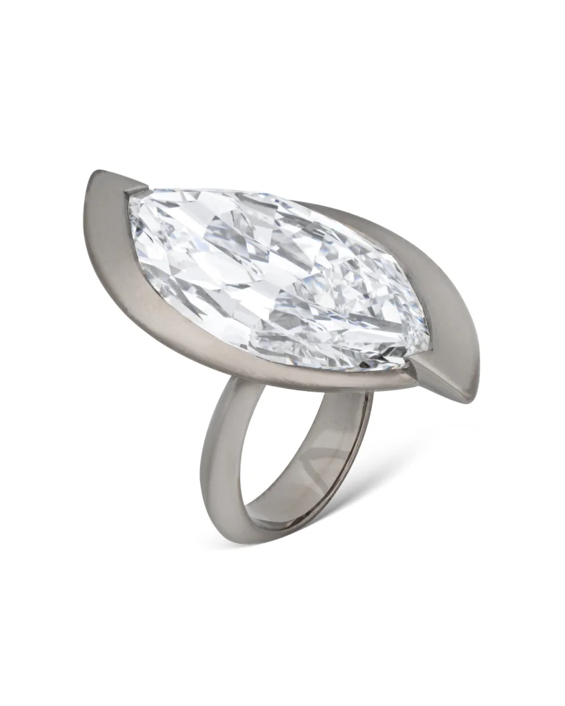 10 Carat Marquise Statement | Brilliant White | 14K White Gold | Unparalleled Brilliance