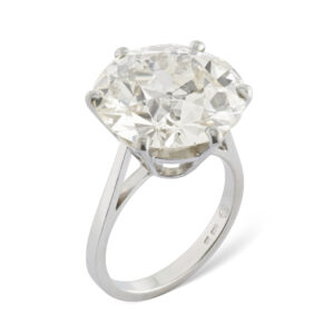 12.08 Carat Round Brilliant Statement | Brilliant White | 18K Gold