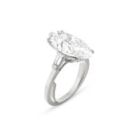 8 Carat Oval Statement | Brilliant White | 14K White Gold | Signature Sophistication
