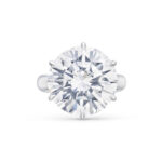 13.91 Carat Round Brilliant Statement | Brilliant White | 14K White Gold | Iconic Presence - Image 2