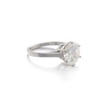 3.1 Carat Round Brilliant Statement | Brilliant White | 14K White Gold | Quiet Power - Image 2