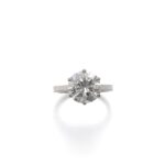 3.1 Carat Round Brilliant Statement | Brilliant White | 14K White Gold | Quiet Power