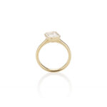 Round Brilliant Statement | Brilliant White | 14K White Gold | Pure Sophistication - Image 3
