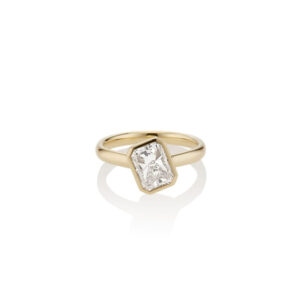 Round Brilliant Statement | Brilliant White | 14K White Gold | Pure Sophistication