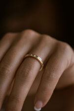 Round Brilliant Band | Brilliant White | 14K White Gold | Graceful Brilliance | Heirloom - Image 4