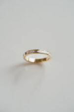 Round Brilliant Band | Brilliant White | 14K White Gold | Graceful Brilliance | Heirloom