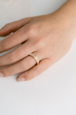 Emerald Band | 14K White Gold | Pure Sophistication | Heirloom - Image 4