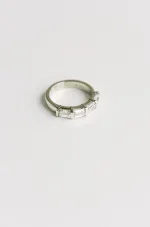 Emerald Band | 14K White Gold | Graceful Brilliance | High Jewellery