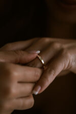 Round Brilliant Band | Brilliant White | 14K White Gold | Classic Charm | Heirloom - Image 2