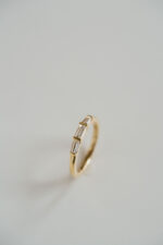 Round Brilliant Band | Brilliant White | 14K White Gold | Classic Charm | Heirloom - Image 4