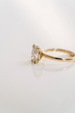 1 Carat Cushion Statement | Brilliant White | 14K White Gold | Elegant Sparkle - Image 2