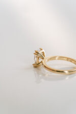 1 Carat Cushion Statement | Brilliant White | 14K White Gold | Elegant Sparkle - Image 3