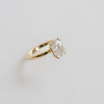1 Carat Cushion Statement | Brilliant White | 14K White Gold | Elegant Sparkle