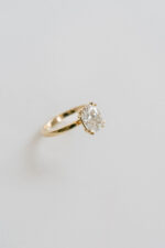 1 Carat Cushion Statement | Brilliant White | 14K White Gold | Elegant Sparkle