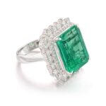 19.64 Carat Emerald-cut Statement | 14K White Gold | Grand Palais Radiance - Image 2
