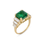 Emerald Statement | 14K White Gold | Elegant Sparkle | Collector-Grade
