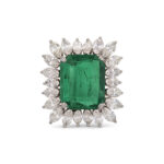Emerald Statement | 14K White Gold | Classic Charm | Signature - Image 2