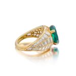 5 Carat Emerald-cut Statement | 14K White Gold | Radiant Elegance - Image 2