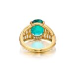 5 Carat Emerald-cut Statement | 14K White Gold | Radiant Elegance - Image 3