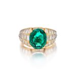 5 Carat Emerald-cut Statement | 14K White Gold | Radiant Elegance