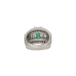 Emerald Statement | 14K White Gold | Graceful Brilliance | Signature - Image 4