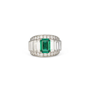 Emerald Statement | 14K White Gold | Graceful Brilliance | Signature