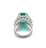 6.63 Carat Emerald-cut Statement | 14K White Gold | Signature Sophistication - Image 4