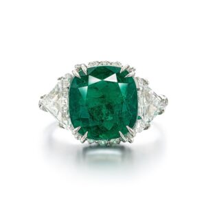 6.63 Carat Emerald-cut Statement | 14K White Gold | Signature Sophistication