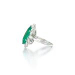 5.04 Carat Emerald-cut Statement | SI | 14K White Gold | Refined Grandeur - Image 2