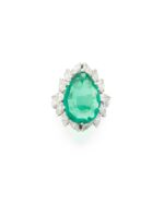 5.04 Carat Emerald-cut Statement | SI | 14K White Gold | Refined Grandeur