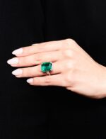 12.35 Carat Emerald-cut Statement | 14K White Gold | Collector’s Grade Grandeur - Image 5