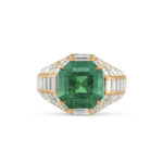 Emerald Statement | 14K White Gold | Classic Charm | Signature - Image 3