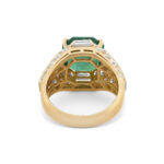 Emerald Statement | 14K White Gold | Classic Charm | Signature - Image 4