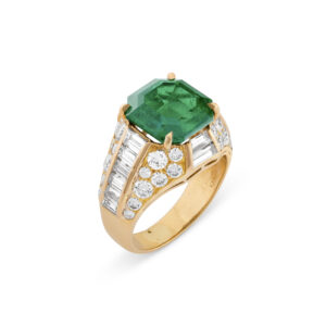 Emerald Statement | 14K White Gold | Classic Charm | Signature