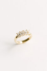 Emerald Band | 14K White Gold | Classic Charm | High Jewellery - Image 3