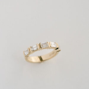 Emerald Band | FL | 14K White Gold | Classic Charm | High Jewellery