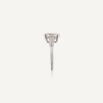 3.04 Carat Emerald-cut Statement | VS1 | 14K White Gold | Everyday Royalty - Image 2